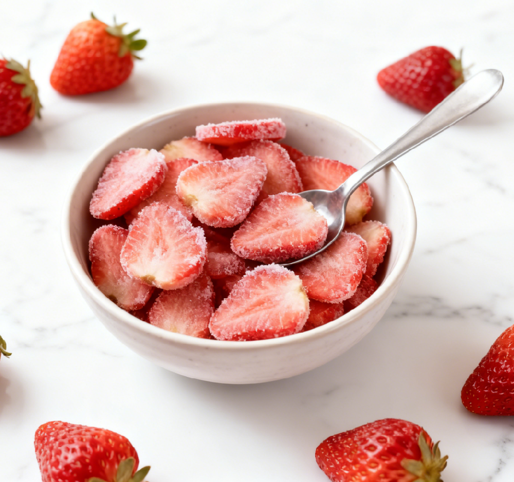 Frozen Strawberry Slices (Sweetened) 4+1